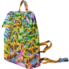 Rainbow Flamingos Buckle Everyday Backpack