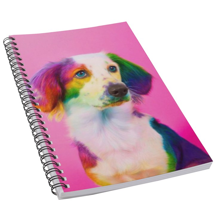 Rainbowdog 5.5  x 8.5  Notebook