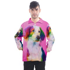 Rainbowdog Men s Half Zip Pullover by Sparkle