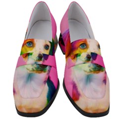 Rainbowdog Women s Chunky Heel Loafers by Sparkle