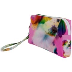 Rainbowdog Wristlet Pouch Bag (small) by Sparkle