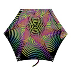 Rainbowwaves Mini Folding Umbrellas by Sparkle