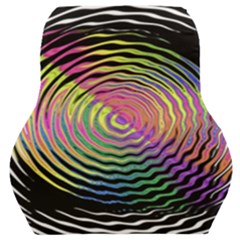 Rainbowwaves Car Seat Back Cushion  by Sparkle