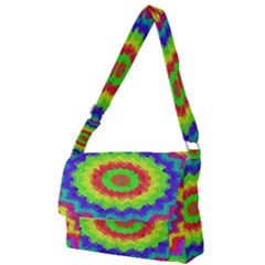 Masaic Colorflower Full Print Messenger Bag (s) by Sparkle