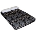 Abstract Boho Style Geometric Fitted Sheet (California King Size) View2
