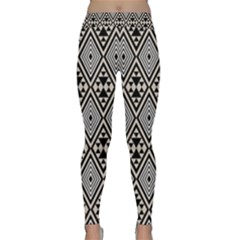 Abstract Boho Style Geometric Classic Yoga Leggings by tmsartbazaar