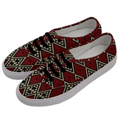 Motif Boho Style Geometric Men s Classic Low Top Sneakers by tmsartbazaar