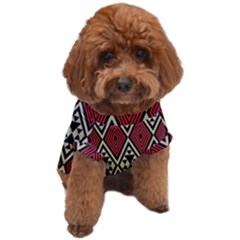 Motif Boho Style Geometric Dog T-shirt by tmsartbazaar