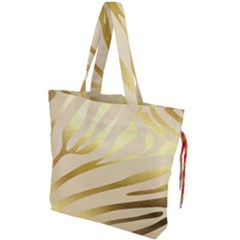 Zebra Drawstring Tote Bag by kellehco