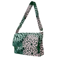 Dahlia  Full Print Messenger Bag (s) by Angelandspot