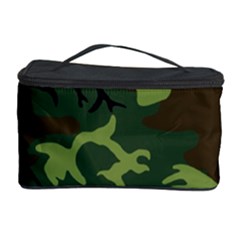 Forest Camo Pattern, Army Themed Design, Soldier Cosmetic Storage by Casemiro