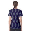 Colorful Diamonds Pattern3 Women s Cotton Tee View2