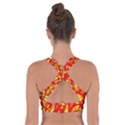 Fire On The Sun Cross Back Sports Bra View2