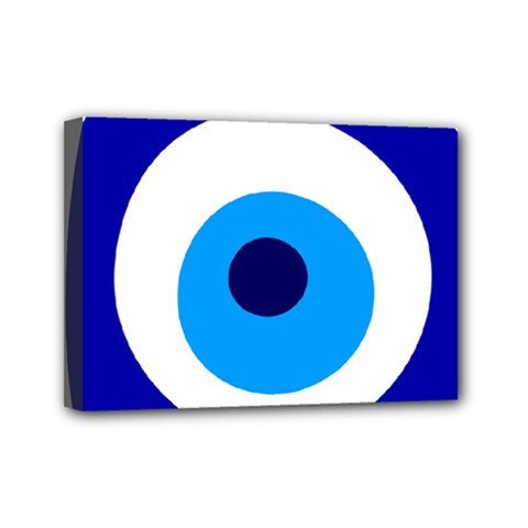 Evil Eye Mini Canvas 7  x 5  (Stretched)