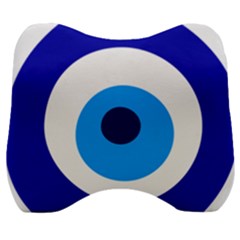 Evil Eye Velour Head Support Cushion