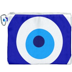 Evil Eye Canvas Cosmetic Bag (xxxl) by abbeyz71