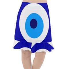 Evil Eye Fishtail Chiffon Skirt by abbeyz71