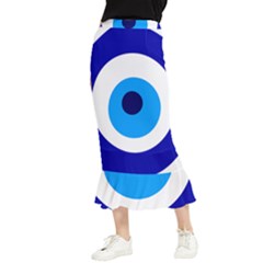 Evil Eye Maxi Fishtail Chiffon Skirt by abbeyz71