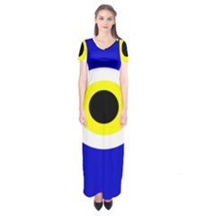 Evil Eye Short Sleeve Maxi Dress