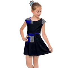 Abstract Tiles  Kids  Cap Sleeve Dress by essentialimage