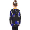 Abstract Tiles  Kids  Double Breasted Button Coat View2