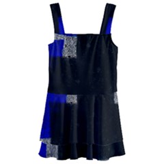 Abstract Tiles  Kids  Layered Skirt Swimsuit by essentialimage