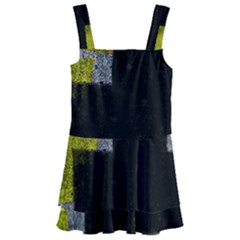 Abstract Tiles Kids  Layered Skirt Swimsuit