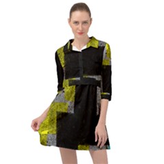 Abstract Tiles Mini Skater Shirt Dress by essentialimage