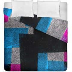 Abstract Tiles Duvet Cover Double Side (king Size)