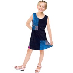 Abstract Tiles Kids  Tunic Dress