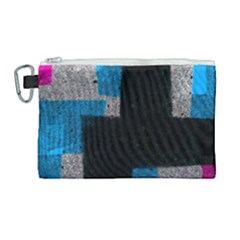 Abstract Tiles Canvas Cosmetic Bag (large) by essentialimage