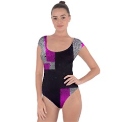 Abstract Tiles Short Sleeve Leotard  by essentialimage