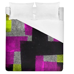 Abstract Tiles Duvet Cover (queen Size) by essentialimage