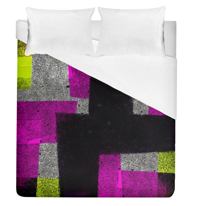 Abstract Tiles Duvet Cover (Queen Size)