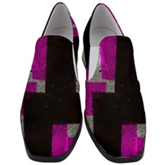 Abstract Tiles Women Slip On Heel Loafers by essentialimage