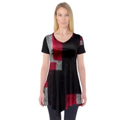 Abstract Tiles Short Sleeve Tunic  by essentialimage