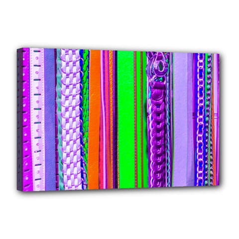 Fashion Belts Canvas 18  X 12  (stretched) by essentialimage