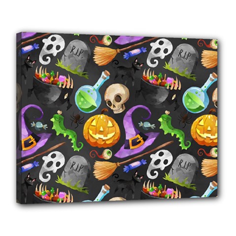 Halloween Canvas 20  X 16  (stretched) by Angelandspot