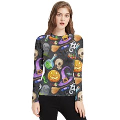 Halloween Women s Long Sleeve Rash Guard by Angelandspot