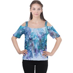 Sea Anemone Cutout Shoulder Tee