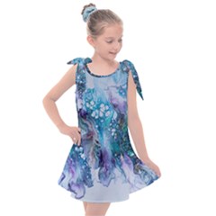 Sea Anemone Kids  Tie Up Tunic Dress by CKArtCreations