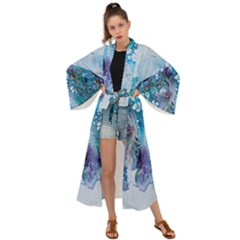 Sea Anemone Maxi Kimono by CKArtCreations