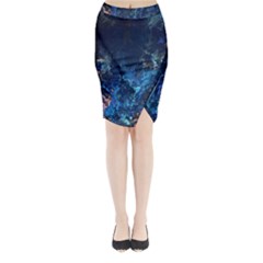  Coral Reef Midi Wrap Pencil Skirt by CKArtCreations