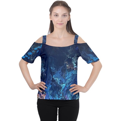  Coral Reef Cutout Shoulder Tee by CKArtCreations