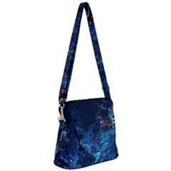 Coral Reef Zipper Messenger Bag by CKArtCreations