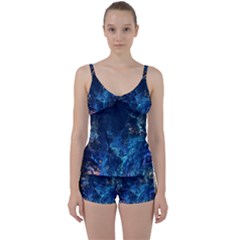  Coral Reef Tie Front Two Piece Tankini by CKArtCreations