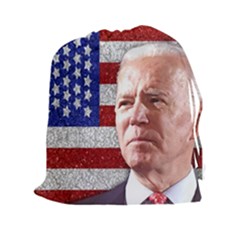 Biden President Sticker Design Drawstring Pouch (2xl) by dflcprintsclothing