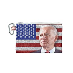 Biden President Sticker Design Canvas Cosmetic Bag (small) by dflcprintsclothing