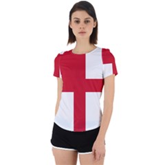 Naval Ensign Of Antigua & Barbuda Back Cut Out Sport Tee by abbeyz71