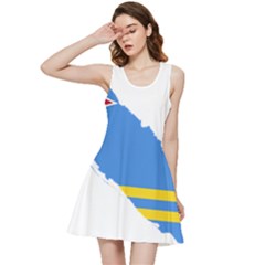 Flag Map Of Aruba Inside Out Racerback Dress by abbeyz71